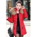 Hooded Zipper Solid Color Pocket Overcoat