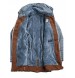 Zipper Stand Collar Pocket Plain Overcoat