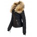 Artificial Wool Zipper Solid Color Coat
