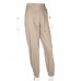 Solid Color Block Pocket Women's Casual Pants