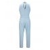 High Waist Hollow Lace-Up Women's Jumpsuit