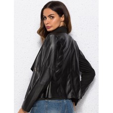 Punk Style Lapel PU Jacket