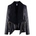 Punk Style Lapel PU Jacket