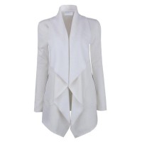 Solid Color Pocket Loose Casual Coat