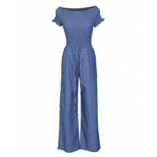High-Waist Wide Legs Jumpsuit with Belt