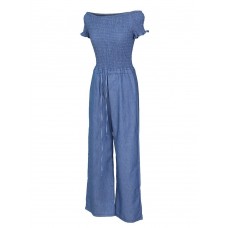 High-Waist Wide Legs Jumpsuit with Belt