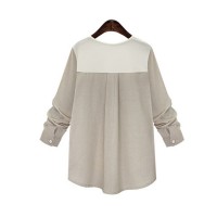 Irregual Hem Color Block T-shirt