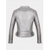 Zipper Slim PU Short Long Sleeves Jackets