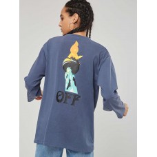 Figure Print Round Neck Women's Simple T-Shirt Figure Print Round Neck Women's Simple T-Shirt