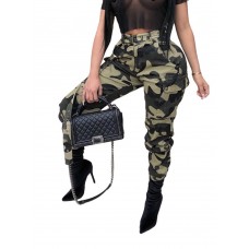 Low waist Camouflage Print Casual Pants Low waist Camouflage Print Casual Pants